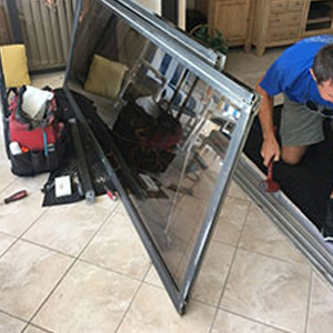sliding glass door frame repair Greenfield